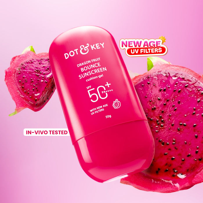 Dragon Fruit Bounce Gel Sunscreen SPF 50+ PA++++, With New-Age UV Filters - image 1