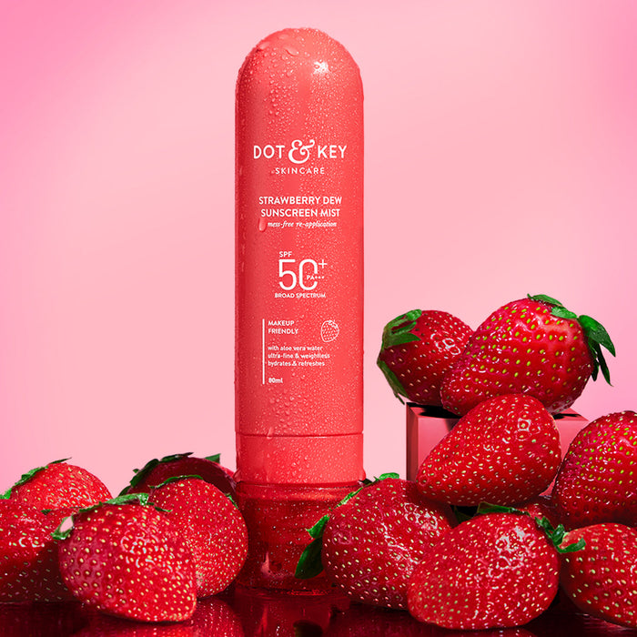 Strawberry Sunscreen Face Mist In-Vivo Tested SPF 50+ PA+++ - image 1