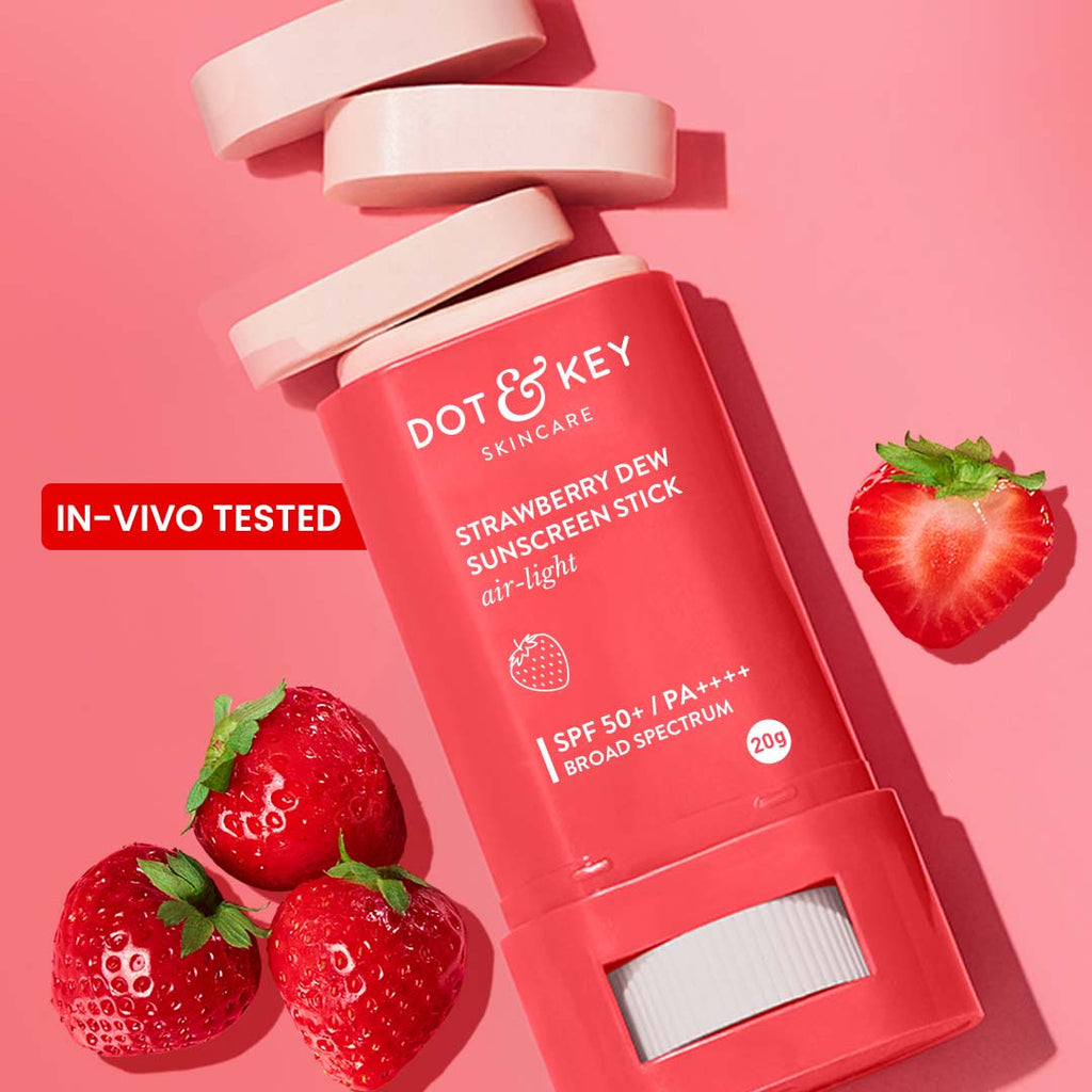 Strawberry Sunscreen Stick, In-Vivo Tested SPF 50+ PA++++ - image 1