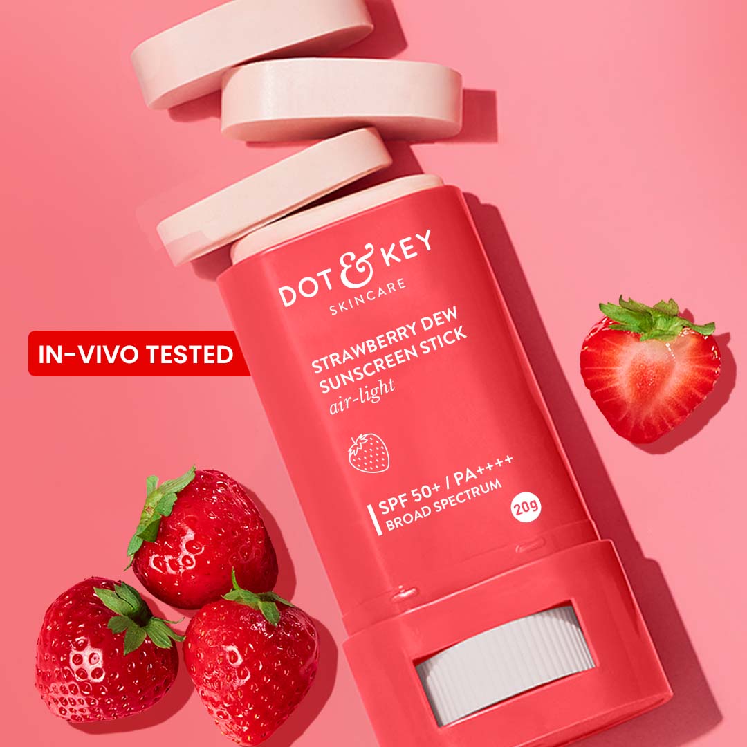 Strawberry Sunscreen Stick, In-Vivo Tested SPF 50+ PA++++ - image 1