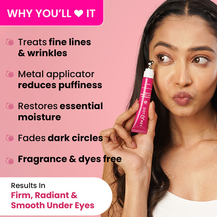 Pomegranate + Retinol Eye Cream for Dark Circles - image 2