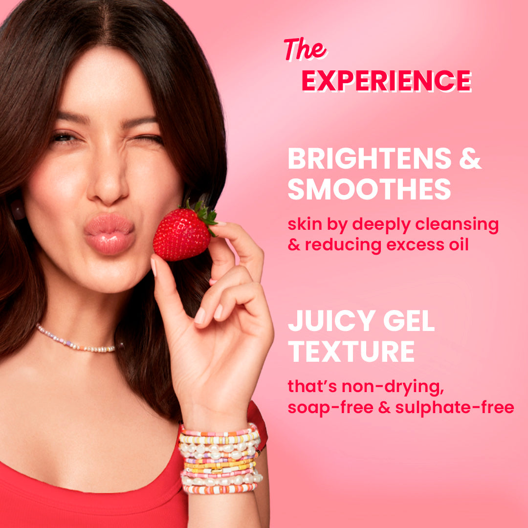 Strawberry Bright Niacinamide Gel Face Wash - image 2