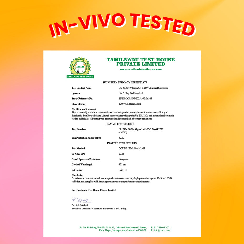 Vitamin C + E 100% Mineral Sunscreen IN-VIVO tested SPF 50+, PA++++ - image 2