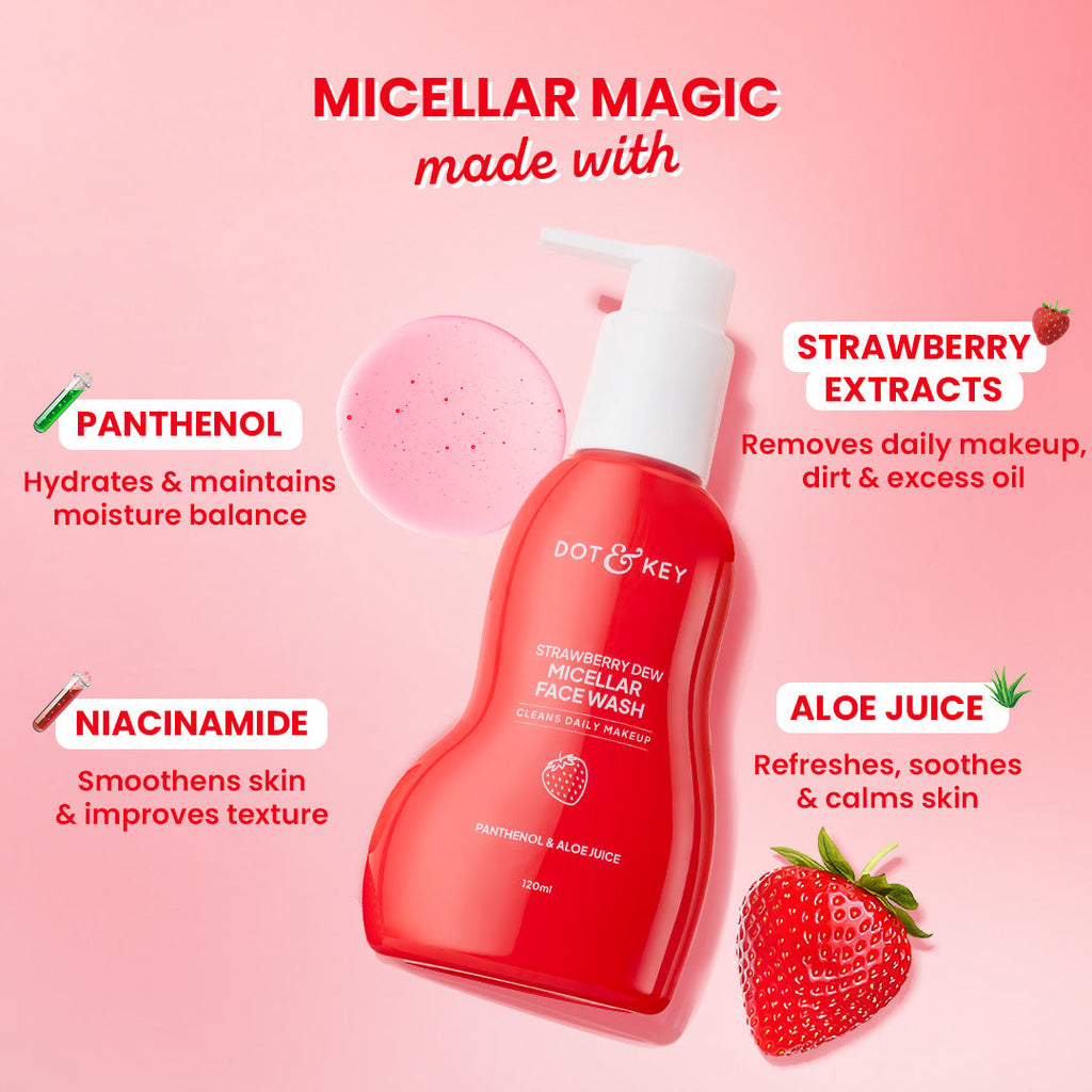 Strawberry Dew Micellar Face Wash - image 3