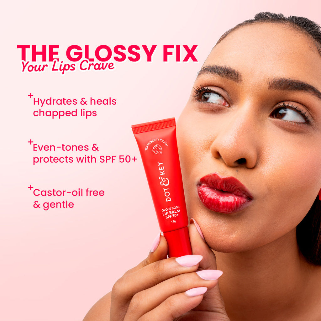Vitamin C + E Gloss Boss Lip Balm In-Vivo Tested SPF 50+ PA+++ - image 3