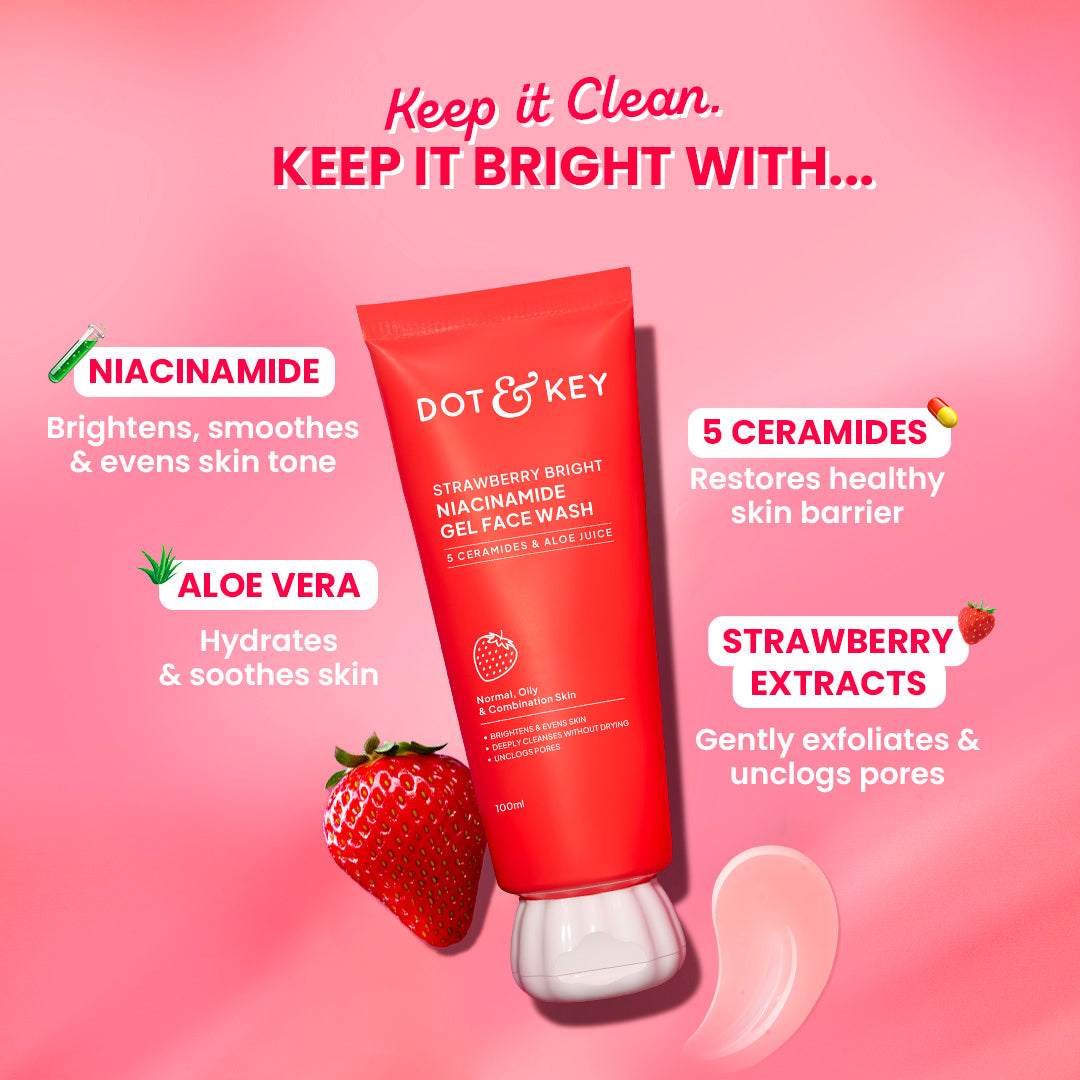 Strawberry Bright Niacinamide Gel Face Wash - image 3