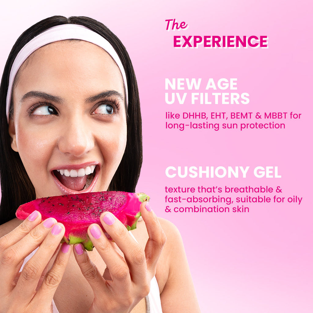 Dragon Fruit Bounce Gel Sunscreen SPF 50+ PA++++, With New-Age UV Filters - image 5