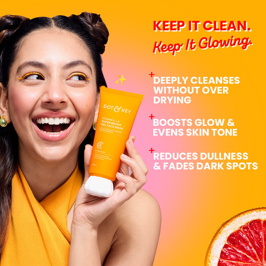 Vitamin C + E Gel Face Wash for Glowing Skin - image 4